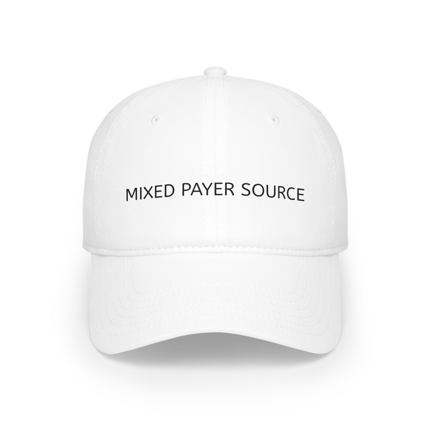 MIXED PAYER SOURCE Low Profile Baseball Cap