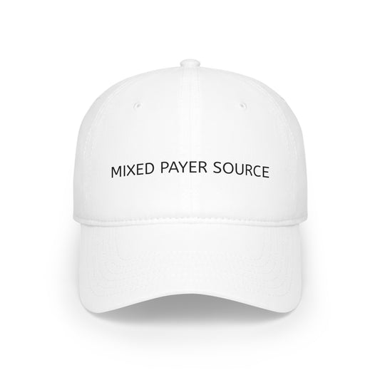 MIXED PAYER SOURCE Low Profile Baseball Cap